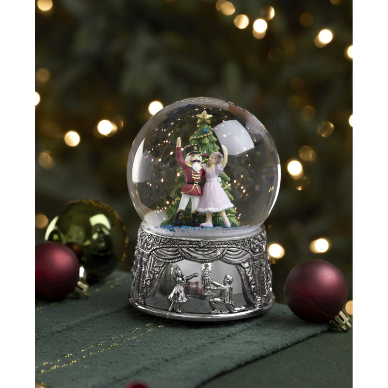 Reed And Barton Nutcracker Suite Musical Snowglobe