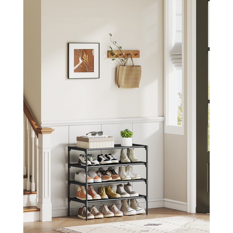 16 Pair Stackable Shoe Rack