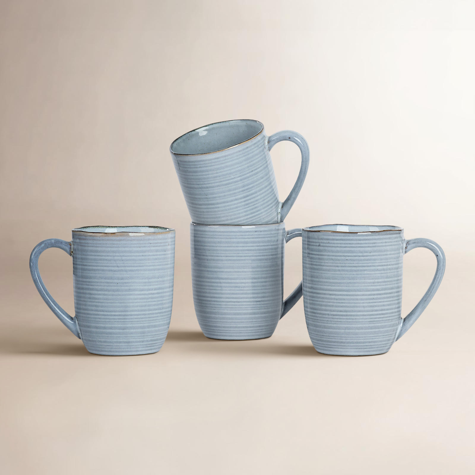 Fellows Stoneware Mug, Pearl Blue