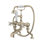 Edwardian™ Exposed Triple Handle Deck Mounted Clawfoot Tub Faucet