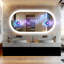 Oval Blutooth Led Mirror-1892066201