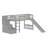 Loft Bed With Stairway And Slide-1192499540