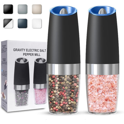 Gravity Electric Salt & Pepper Grinder Set 2-pack