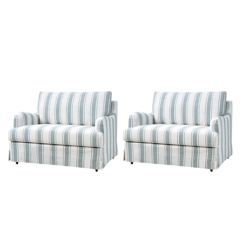 Chaise parsons surdimensionnée avec accoudoirs uniques Terren