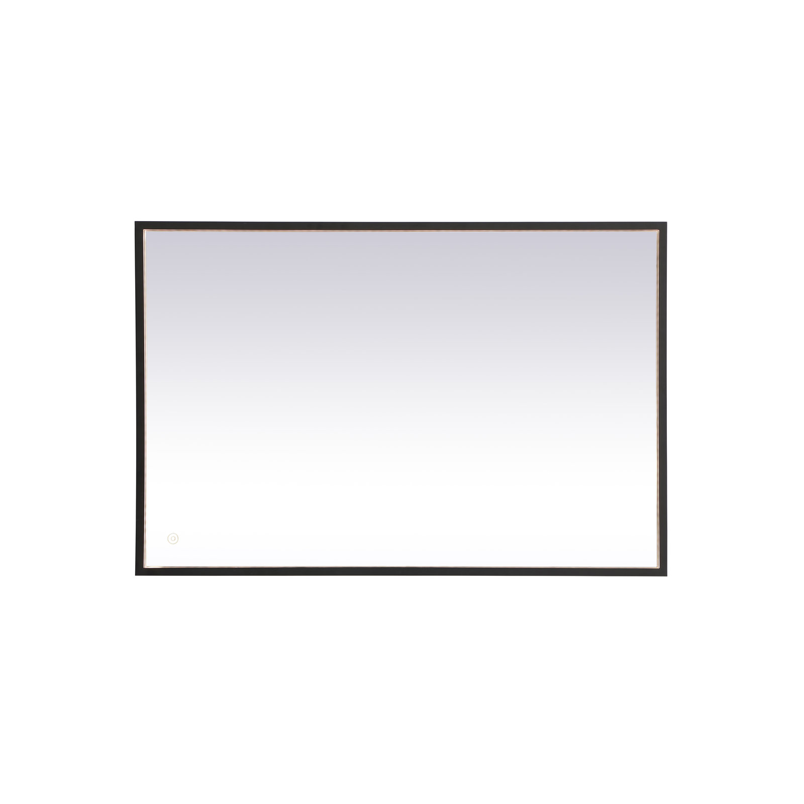 Piche Aluminum Mirror, Black, 27" x 40"