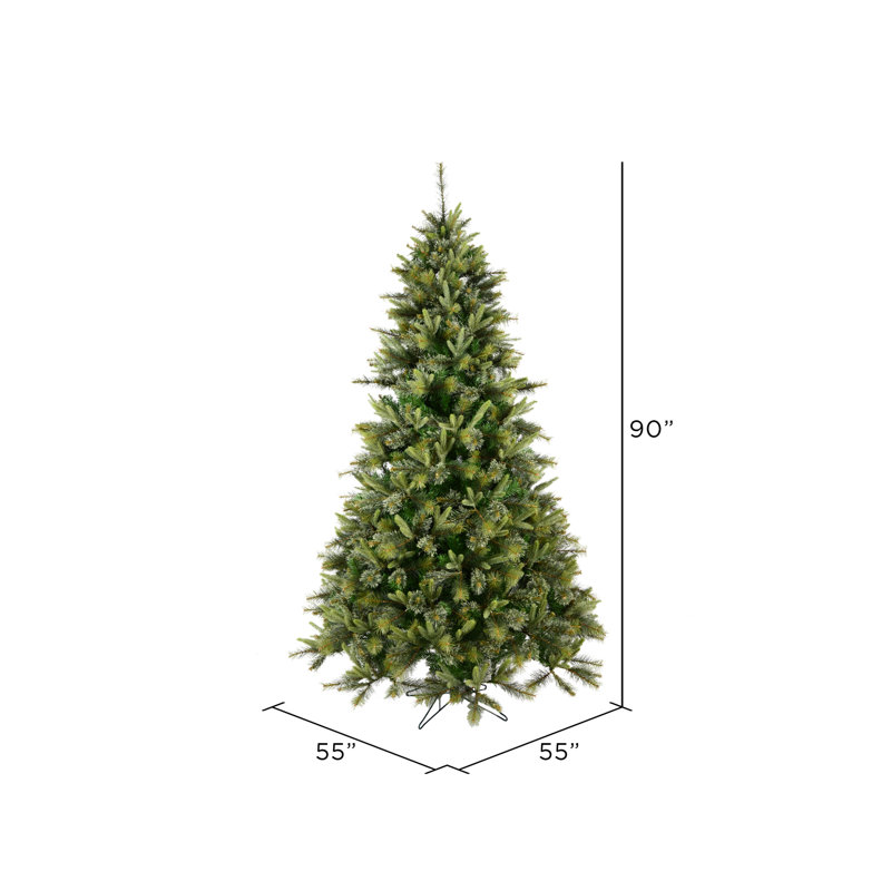 Cashmere Green Pine Artificial Christmas Tree, 7.5', Unlit