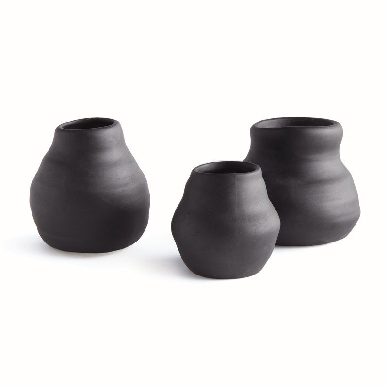 Aliviana Bud Vases, Black