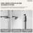Wall Mount High-Pressure Rainfall Shower Faucet, Dual Showerheads System with Handheld Shower-92522939
