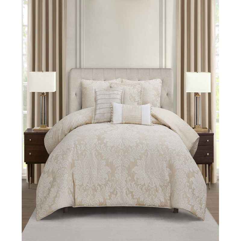 Ensemble d'édredon très grand 3 pièces Paloma, Édredon pour très grand lit + 2 taies décorativ