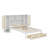 Multi-Functional Rattan Twin Size Bed With Storage Lockers And Drawer-277460775
