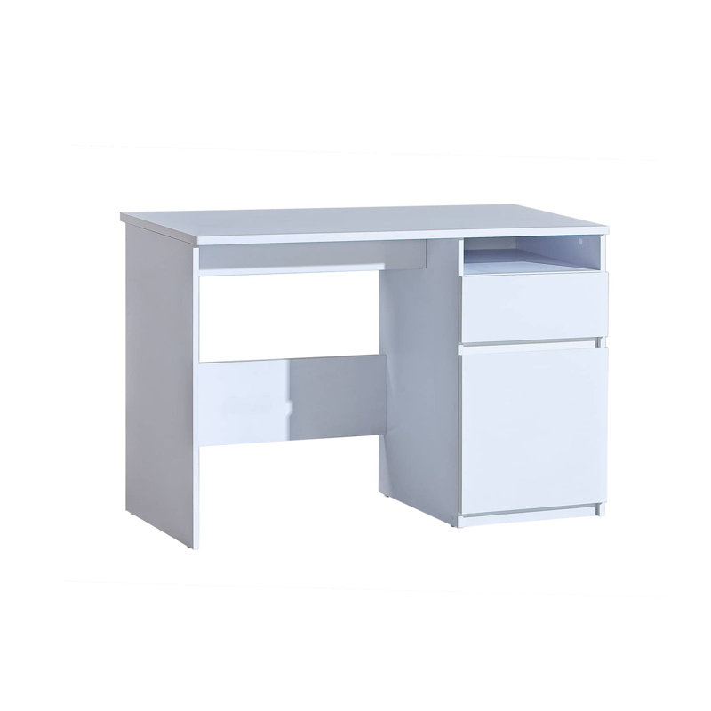 Brufsky Computer Desk, Arctic White