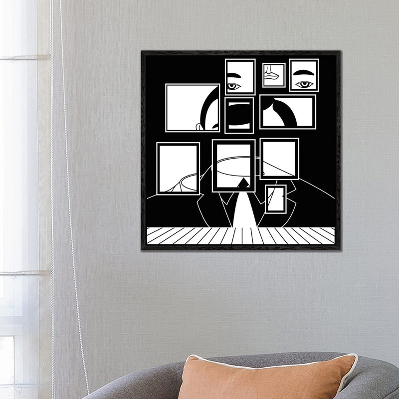 Little Bird In A Big World by Mateusz Piesiak - Floater Frame Print on Canvas, Black Framed Canvas, 66.04 cm H x 66.04 cm W