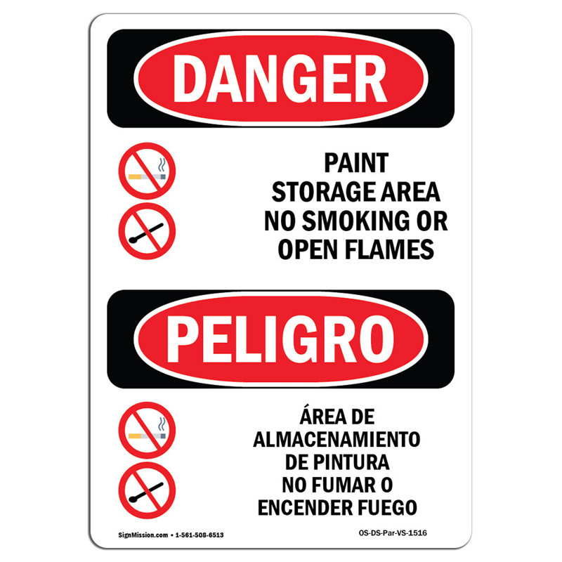 Panneau de danger pour peinture, H 18 po x l 12 po x P 0,1 po