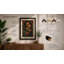 Carnations in Gold Botanical - Framed Print-1152900110-1152900109