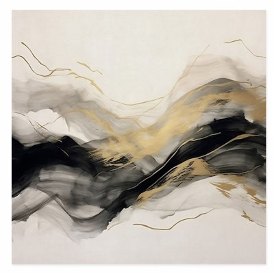 «Abstract Waves III», reproduction d'art moderne sans cadre