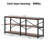 Rustic Farmhouse Style Sofa Table,3-Tier Hall Table,Console Table,TV Stand,Bookshelf
