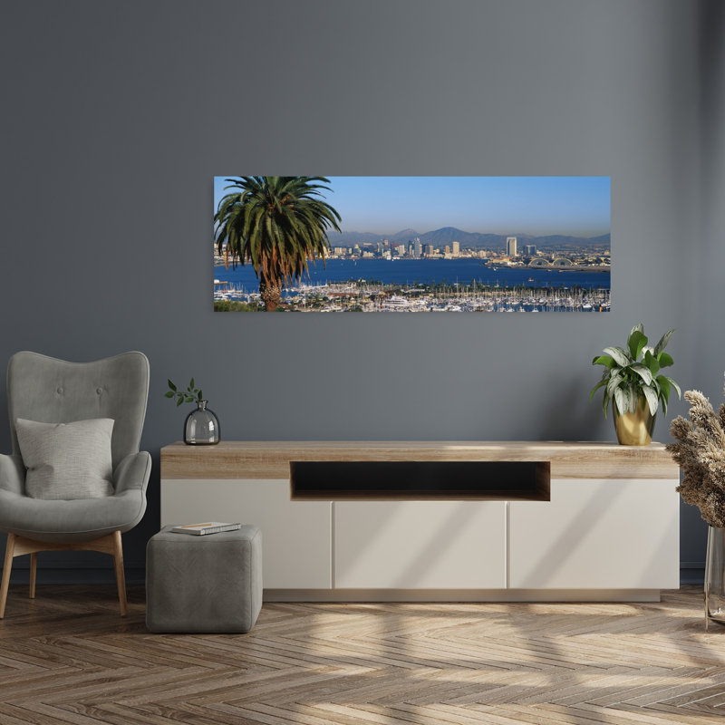 San Diego CA by J Sohm/VOA LLC - Wrapped Canvas Panoramic Print, 40.64 cm H x 121.92 cm W