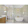 Marquis 65'' x 32.75'' Freestanding Soaking Solid Surface Bathtub