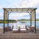 10 pi. L 10 pi. Pergola d'extérieur avec auvent et auvent
