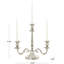 13.75'' H Aluminum Tabletop Candelabra-169242591