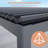 ALL Aluminum Pergola with Adjustable Roof-108203911