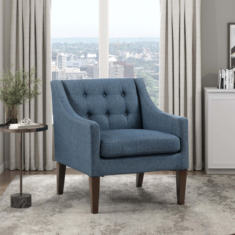 Chaise d'appoint Contemporary Living Furniture, Bleu