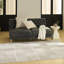 Tapis taupe moderne ivoire Ebern Designs Reimann-764170479