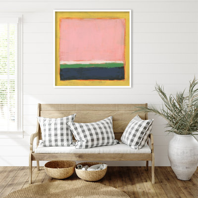 Primary Portal II by June Erica Vess Wood Framed Wall Art Print