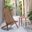 Chaise pliante en bois