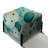 Coastal Tranquility Polka Dots Pattern I - Polka Dots Square Ottoman