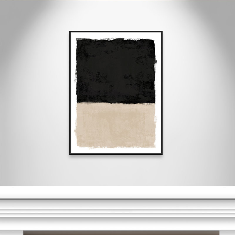 «Moonlight I Print» par Natalie Carpentieri, L 37,5 po x H 49,5 po, Cadre flottant noir