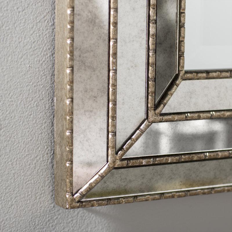 Wood Rectangle Wall Mirror