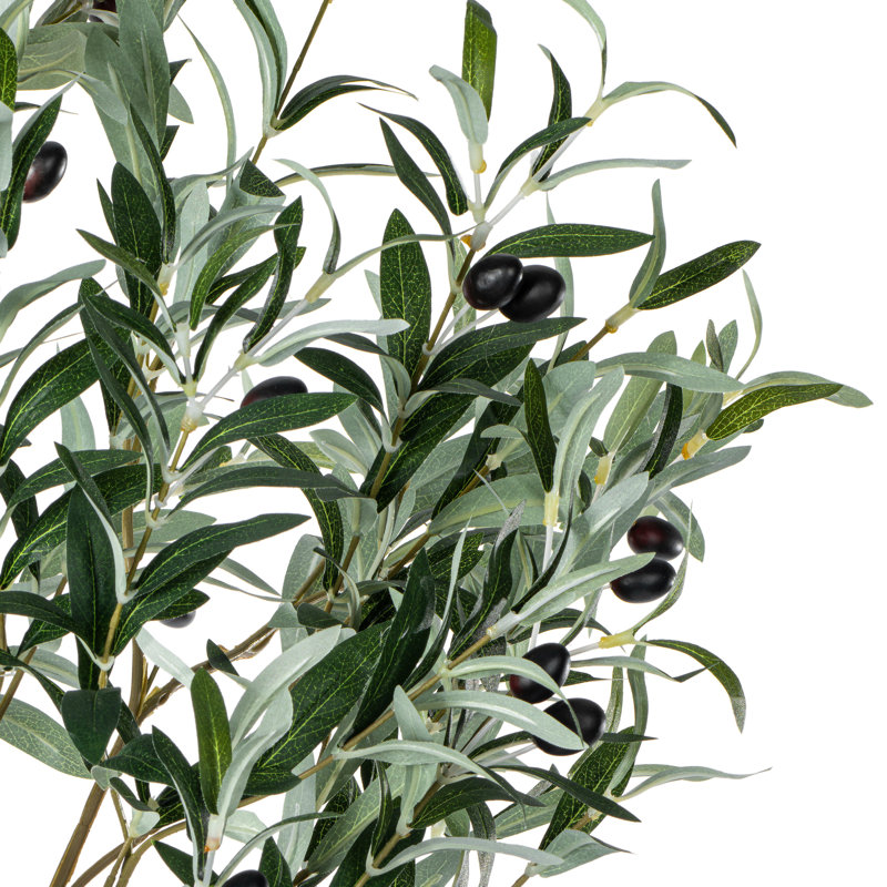 Arbre à fleurs vert olive Vickerman, H 72 po x l 35 po x P 35 po