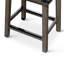 Tabouret de bar moderne et élégant avec siège en cuir de qualité supérieure et structure en bois franc robuste