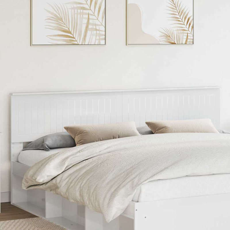 Headboard, King, Gloss White