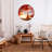 Stunning Decorative Tempered Glass Painting, 23.6 in Diameter | 100% Shatter-Resistant Tempered Glass, 0.16 in Thick | High-Resolution UV Print with Vibrant Colors, Easy to Clean | Perfect Wall Art for Home & Office