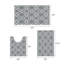 Ensemble de 3 tapis de bain Domynik-791177290