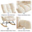Chaise berçante de chambre de bébé à bascule, fauteuil oscillant rembourré pour le salon, la chambre à coucher-700272023