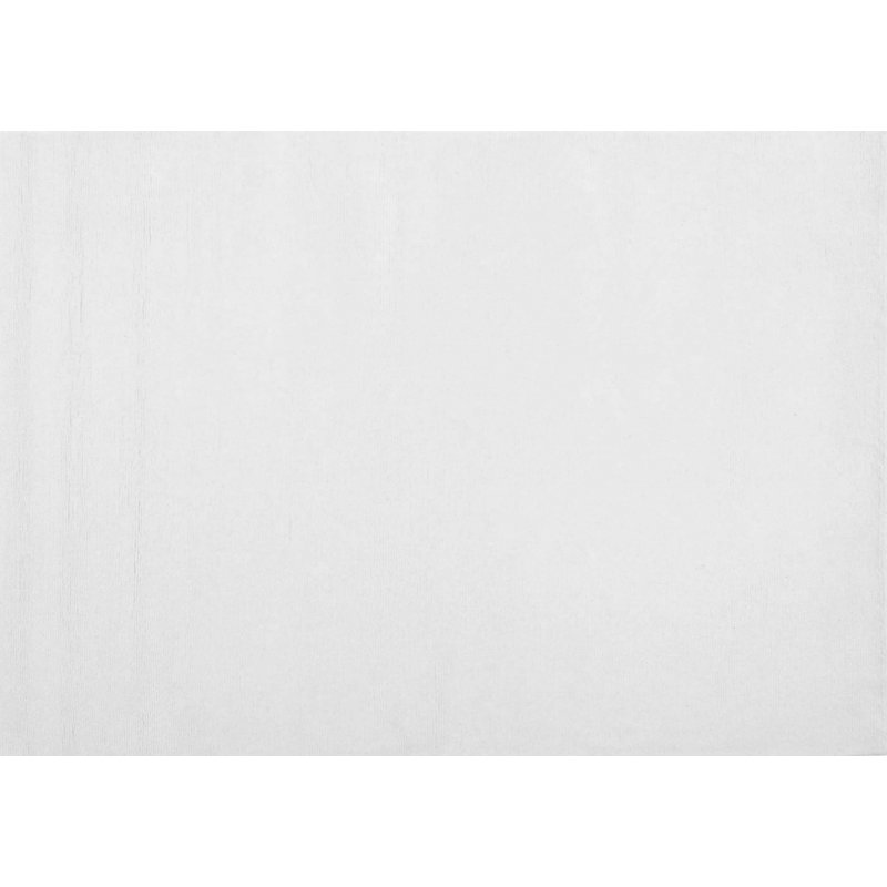 Tapis blanc en chenille tissé à la machine Gardiner, Tapis de couloir 2 pi x 5 pi