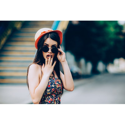 Beautiful Girl by Teksomolika - Wrapped Canvas Photograph -  Ebern Designs, D46EBFFE094F42B599EC2CC9590DAF8C