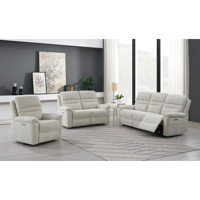 Kriwox 2 Piece Reclining Configurable Sofa Set