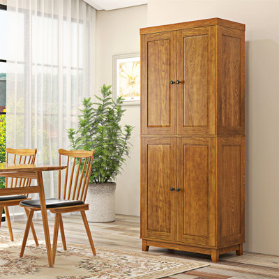 Freestanding Tall Kitchen Pantry Storage Cabinet