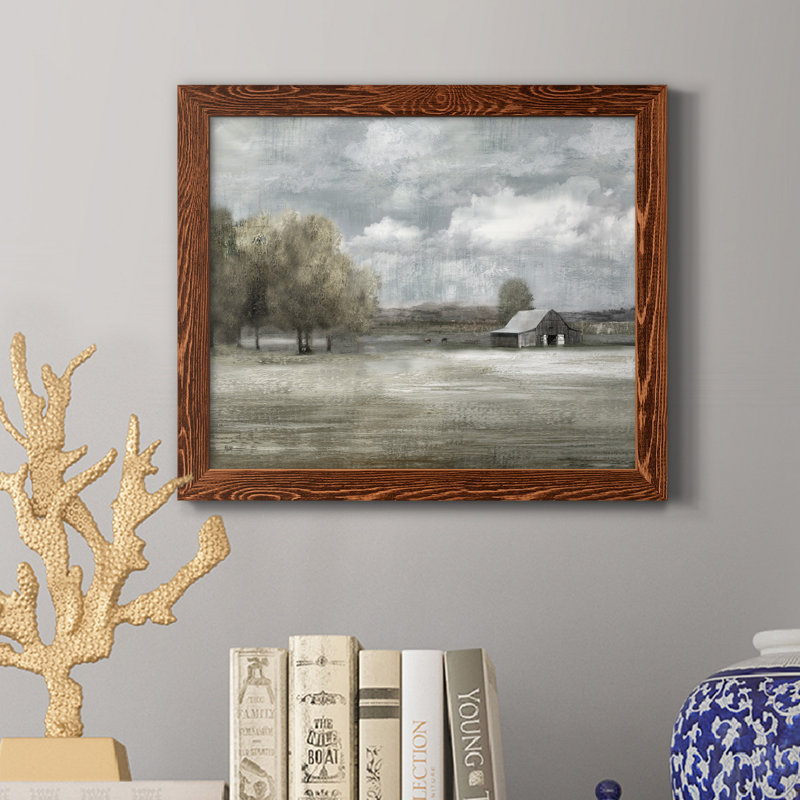 Country Quiet - Peinture sur toile encadrée, H 20 po x l 17 po x P 1,5 po, Érable