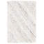 Tapis ivoire / beige en polyester tissé à la main à motif abstrait Algie-1807037511
