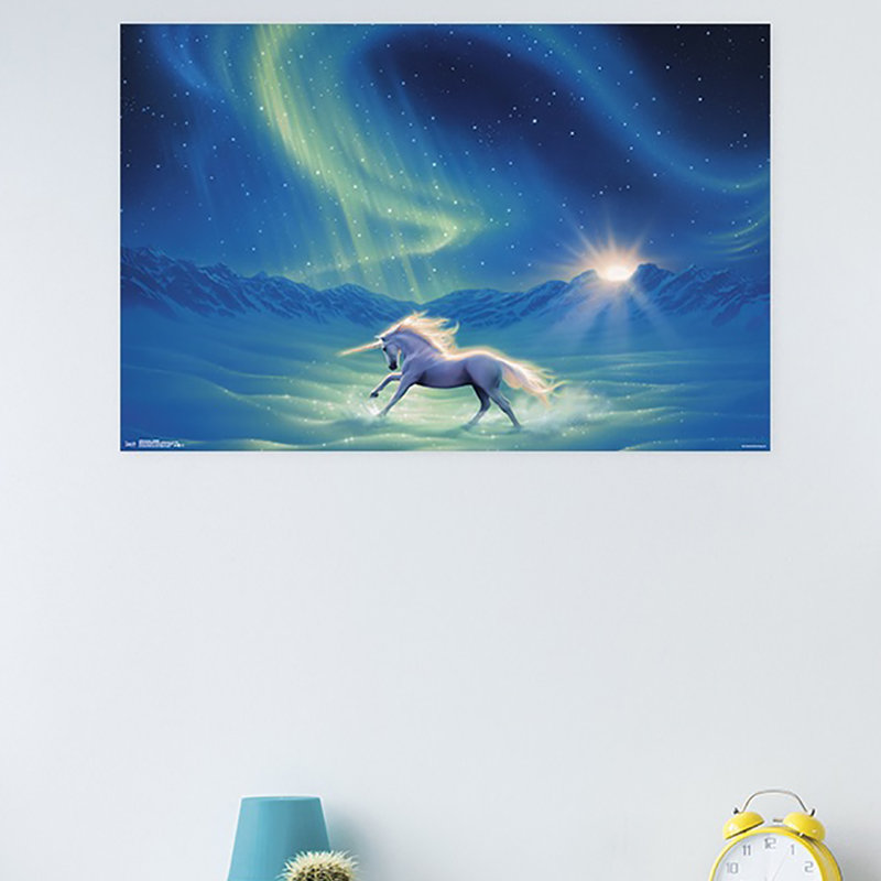 « licorne », impression sur papier twilight