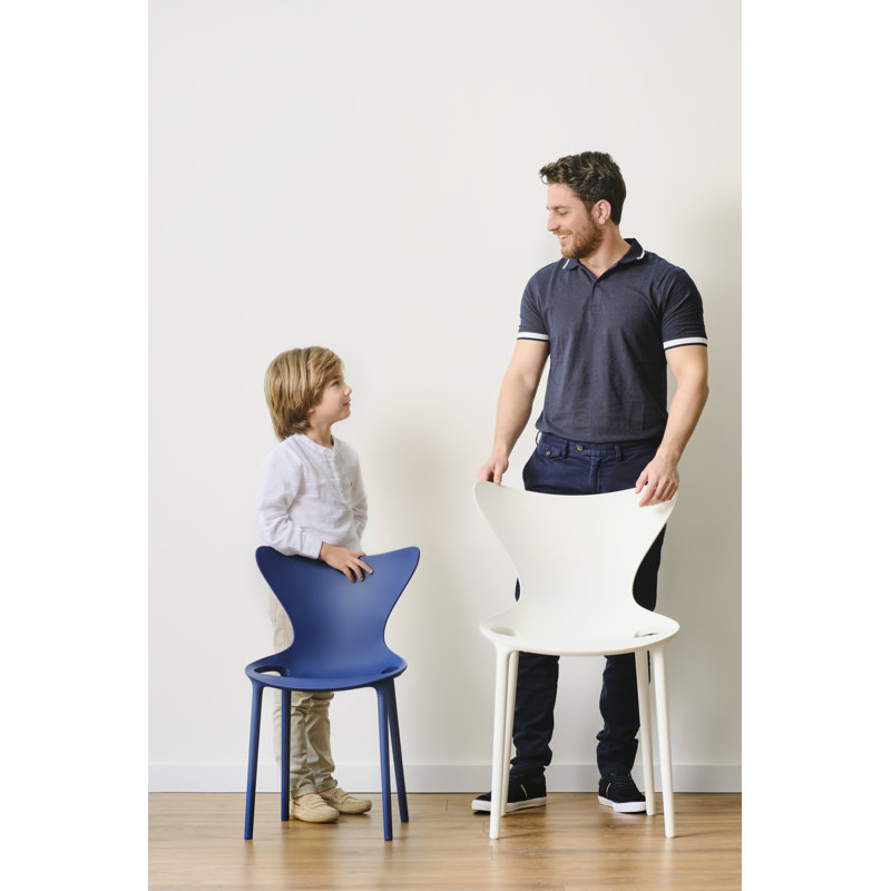 Love Stacking Side Chair, White
