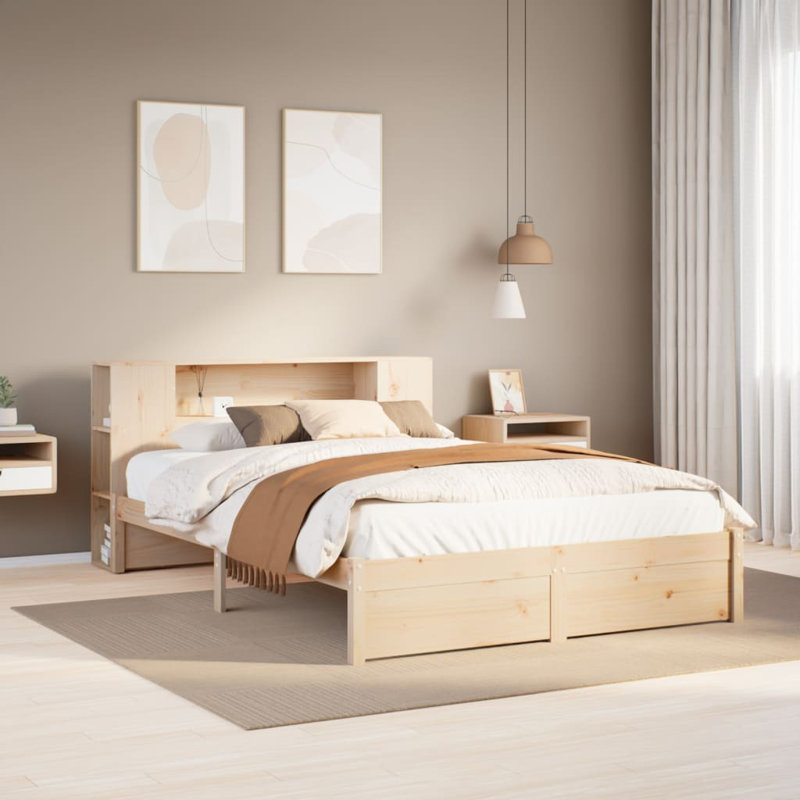 Solid Wood Bed Frame