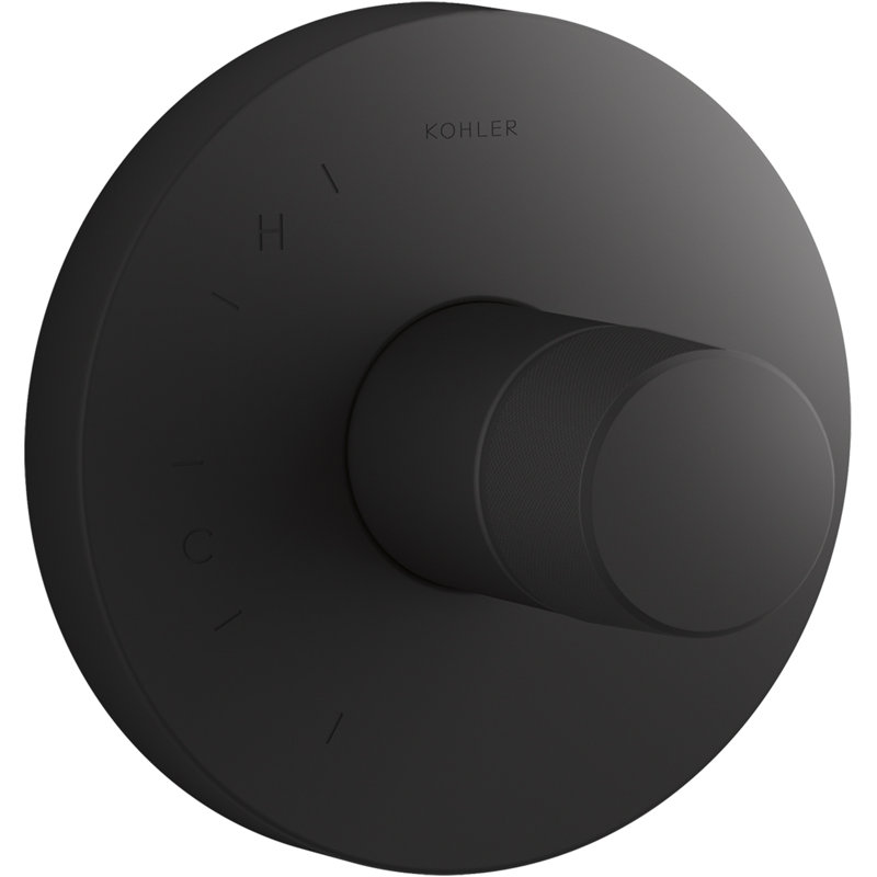 Components™ Rite-Temp® Shower Valve Trim with Oyl Handle, Matte Black