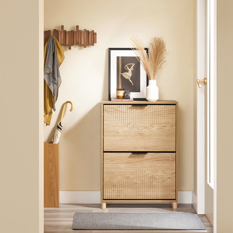 8 Pair Flip Down Shoe Storage