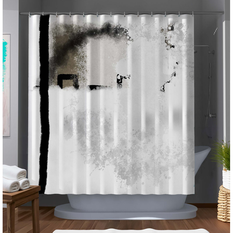 Abstract Shower Curtain